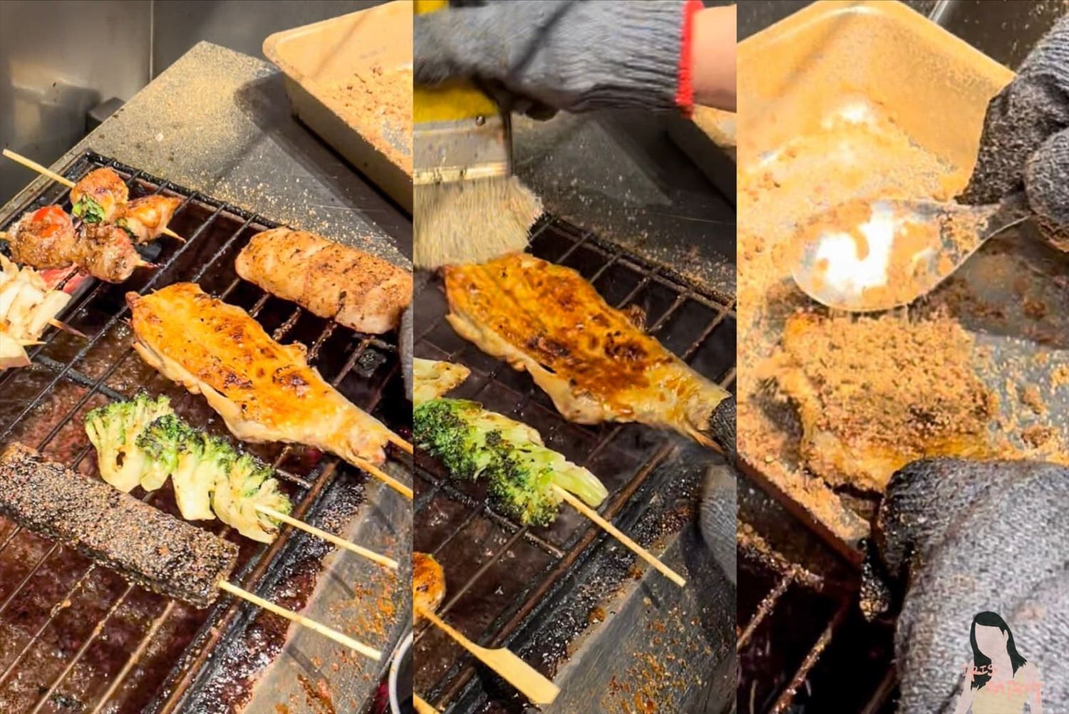 焦糖楓獨門漢方灑粉,現點現烤不油炸平價串燒首選。宵夜餐廳推薦 - 第9張圖