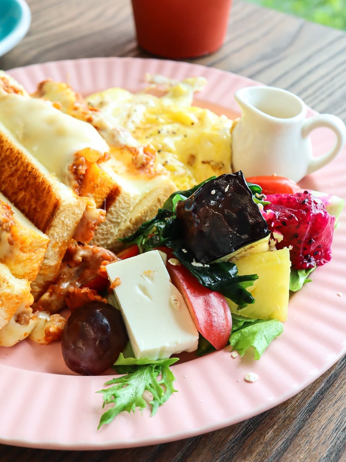 阿飛Brunch台中車站周邊必吃大份量早午餐。必點流心熱壓吐司 - 第16張圖