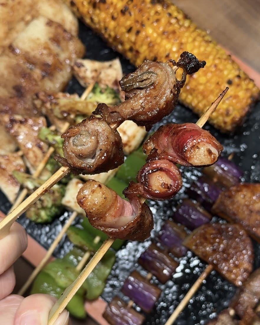 享烤串燒|蘆洲平價好吃燒烤串物店,最低元起。現壓生啤只要買五送一 - 第16張圖