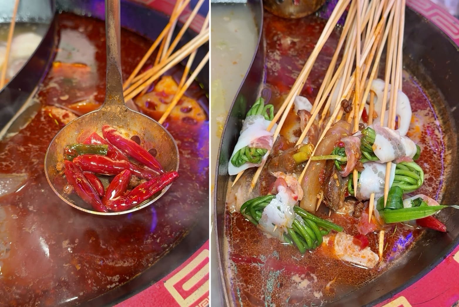 嗯雞刀正宗成都串串香|近50種品項每串元!香麻帶勁鍋底超過癮。營業到凌晨五點!夜貓福音 - 第14張圖