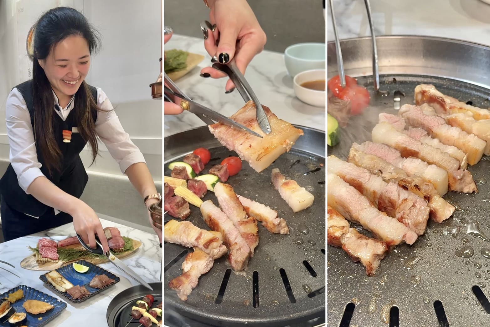Gogi Gogi 韓式燒肉|竹北聚餐推薦,厚切豬五花吃到飽!新鮮手切肉還有專人桌邊代烤 - 第21張圖