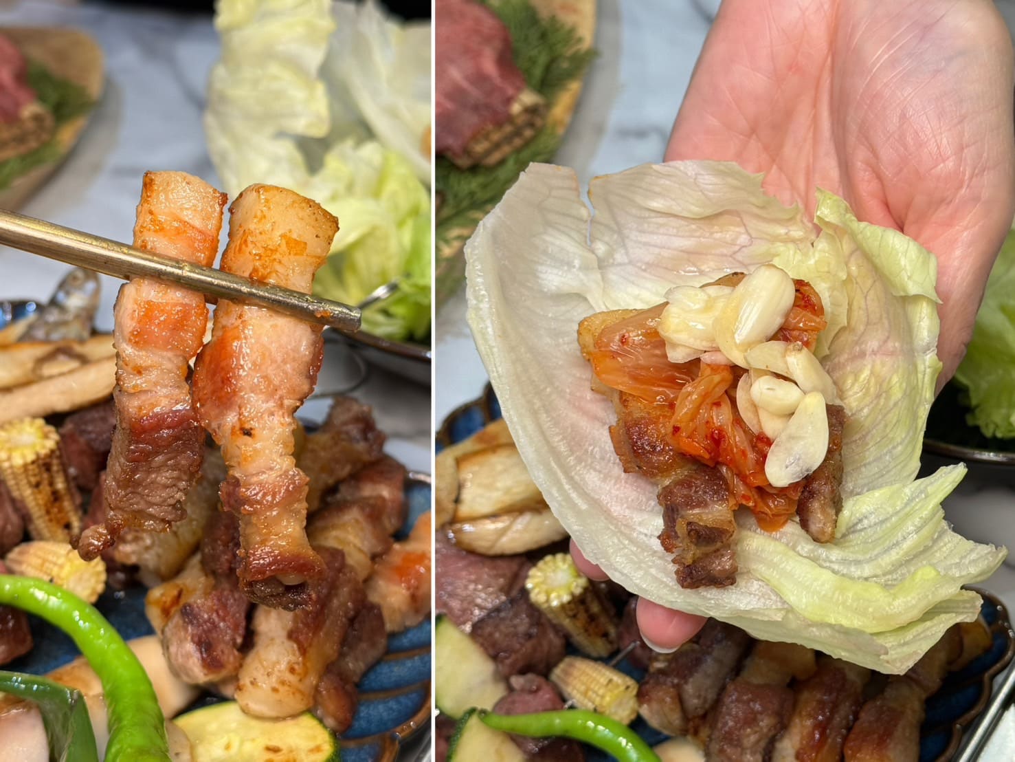 Gogi Gogi 韓式燒肉|竹北聚餐推薦,厚切豬五花吃到飽!新鮮手切肉還有專人桌邊代烤 - 第22張圖