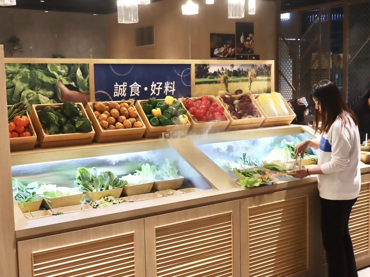 荿蒔敘鍋物|新店裕隆城新開幕。最低0免費小農蔬菜吃到飽!還有特色彩虹麵 - 第12張圖