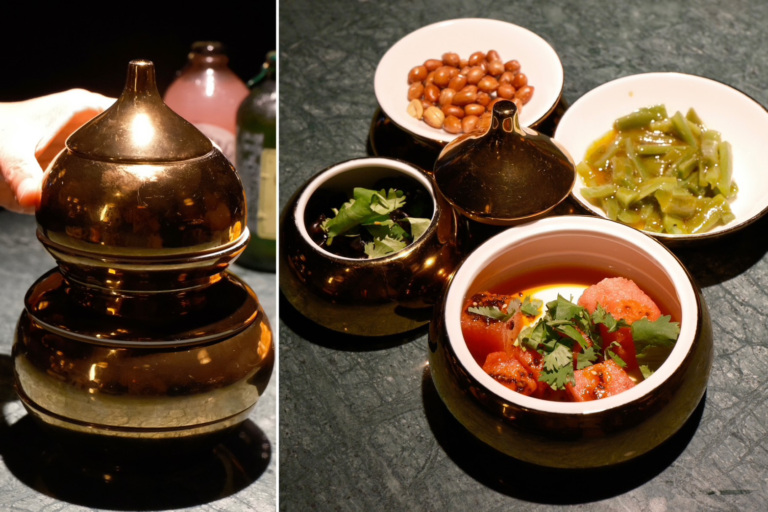 煉丹爐潮汕鍋物｜台北東區新開幕，皇金花膠雞爐、陰陽雙修的的沈浸式煉丹體驗