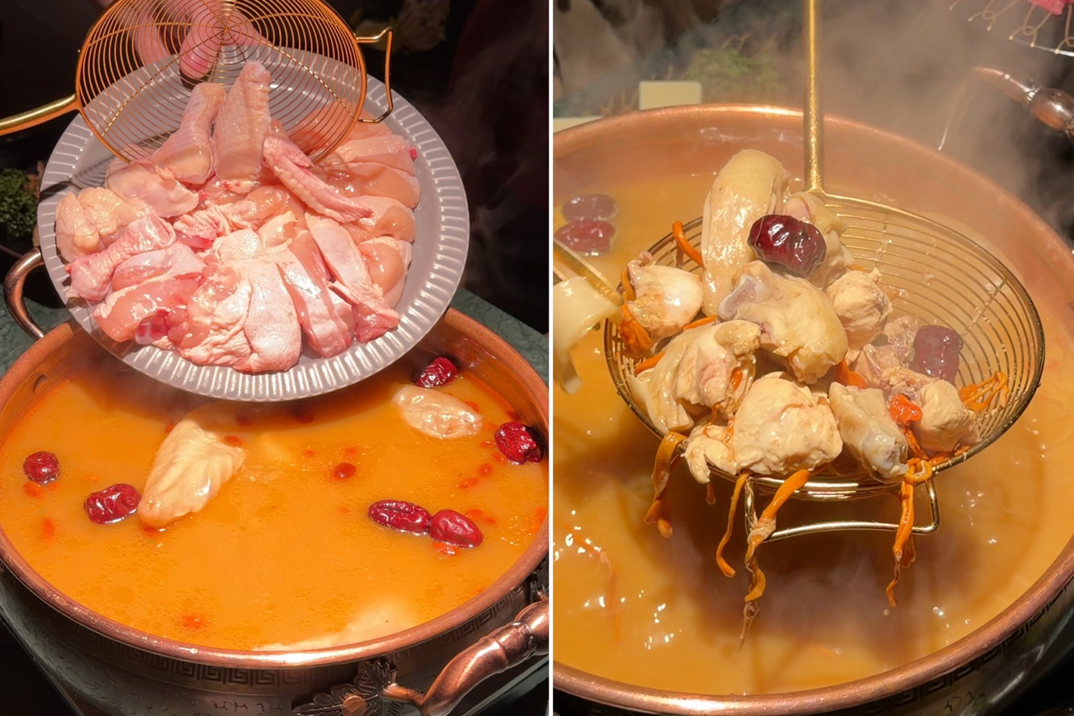 煉丹爐潮汕鍋物｜台北東區新開幕，皇金花膠雞爐、陰陽雙修的的沈浸式煉丹體驗