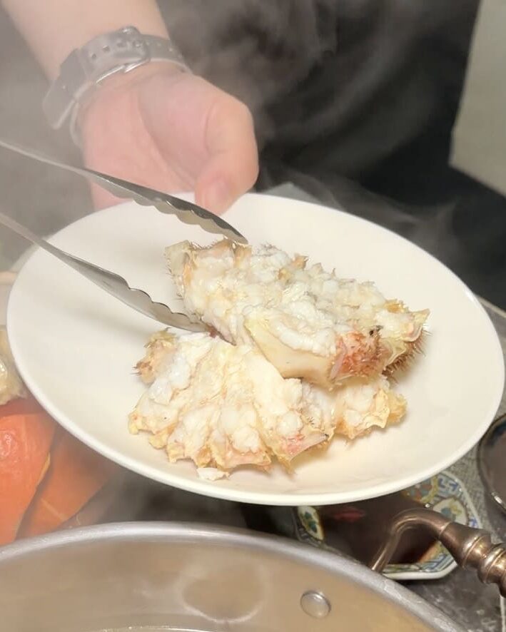 二本松涮涮屋｜台北高級火鍋推薦期間限定「毛蟹雙人套餐」太奢華！日本三大名蟹五吃＋A5和牛紐約客一次滿足