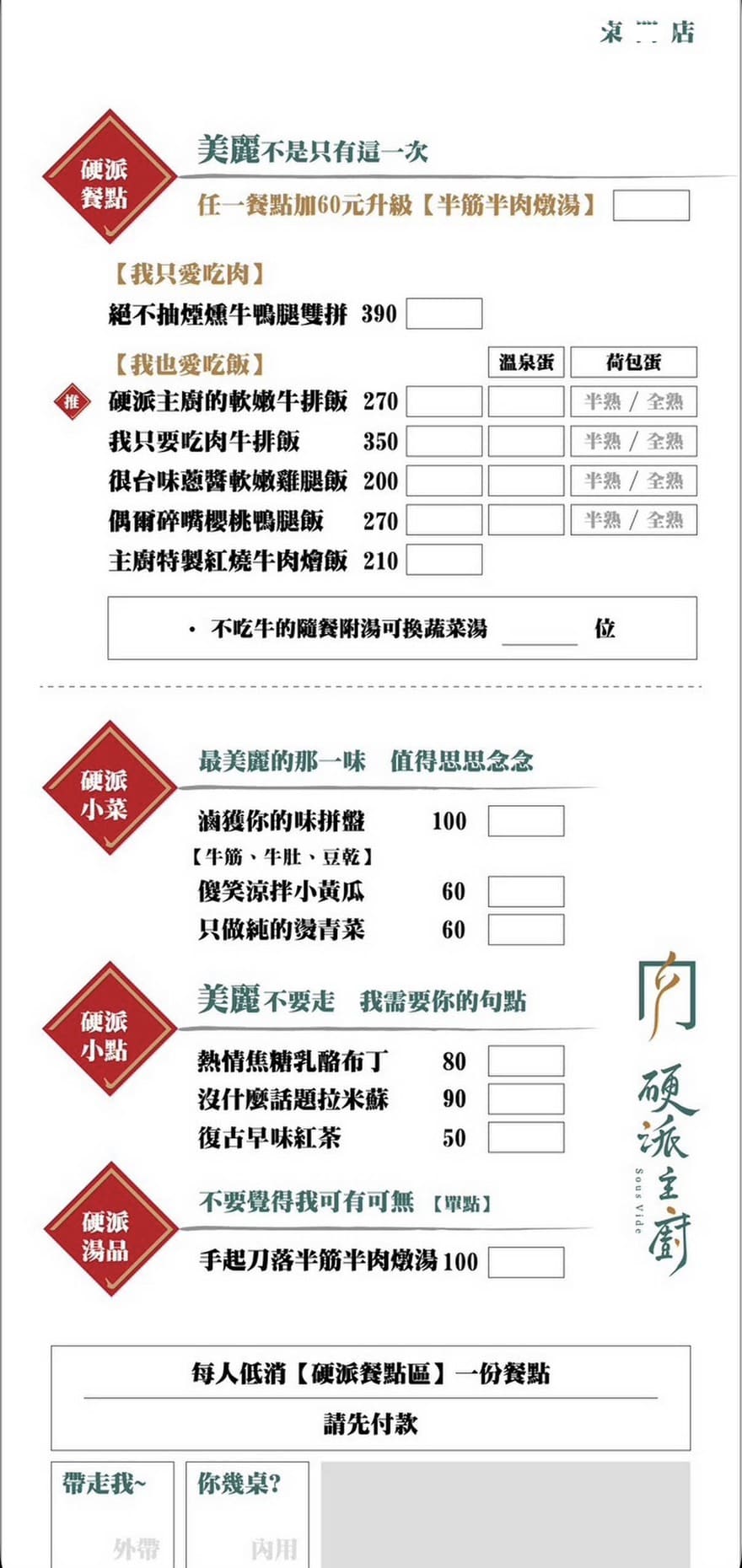 硬派主廚的軟嫩料理｜新竹東門市場美食，人氣舒肥牛排飯必吃！老宅文青餐廳推薦，甜點也很有水準